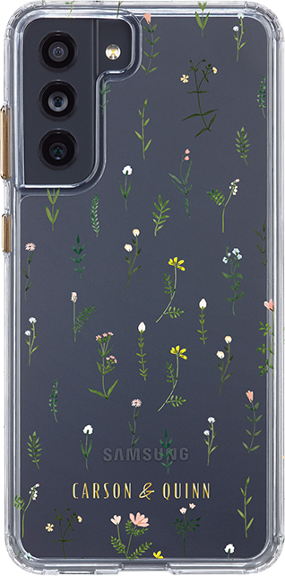 Carson & Quinn Dainty Botanical Case - Samsung Galaxy S21 FE 5G - Clear
